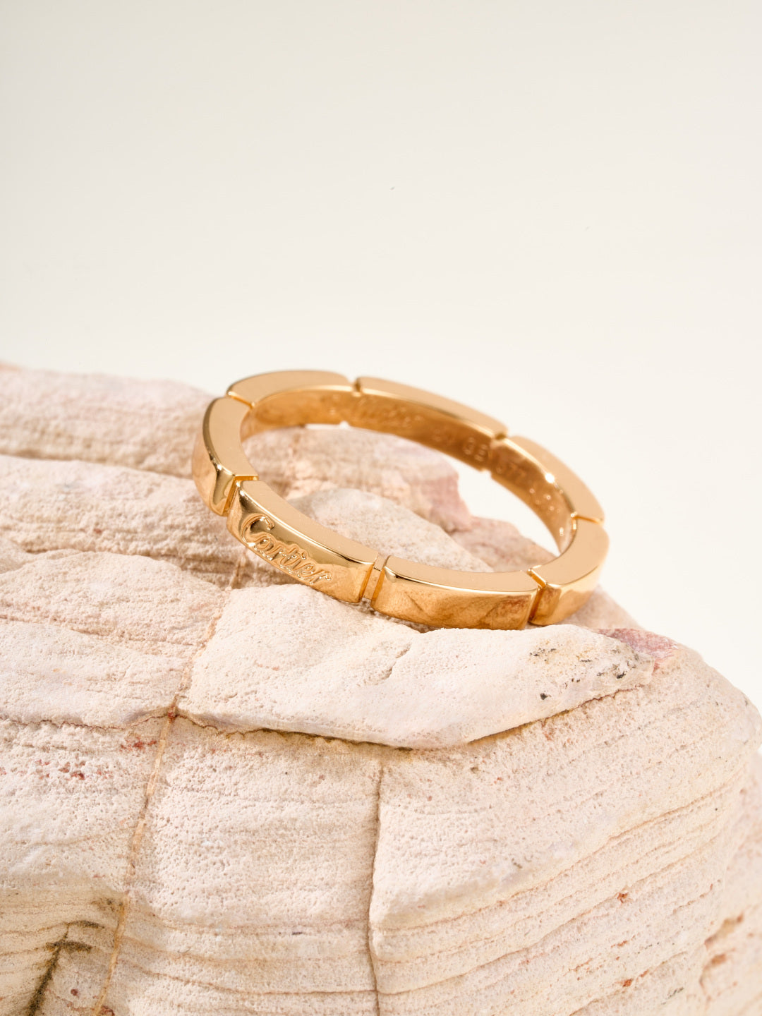 crystal minimalist Ring for unisex couple - alternate angle view 5