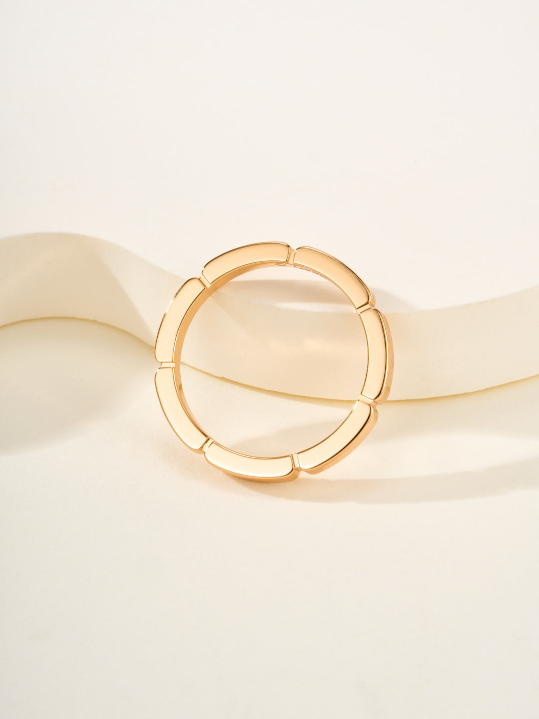 crystal minimalist Ring for unisex couple - alternate angle view 7