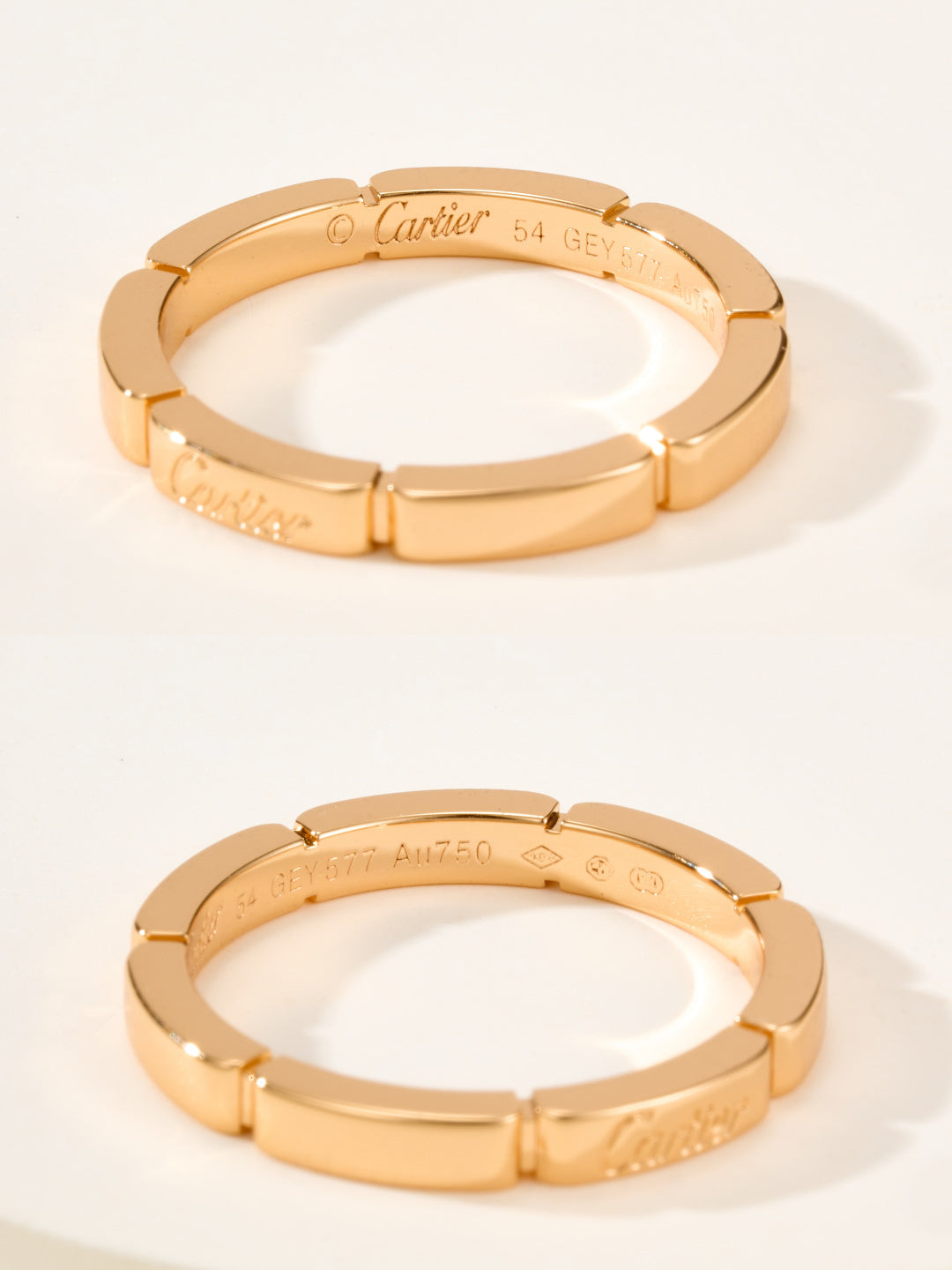 crystal minimalist Ring for unisex couple - alternate angle view 9