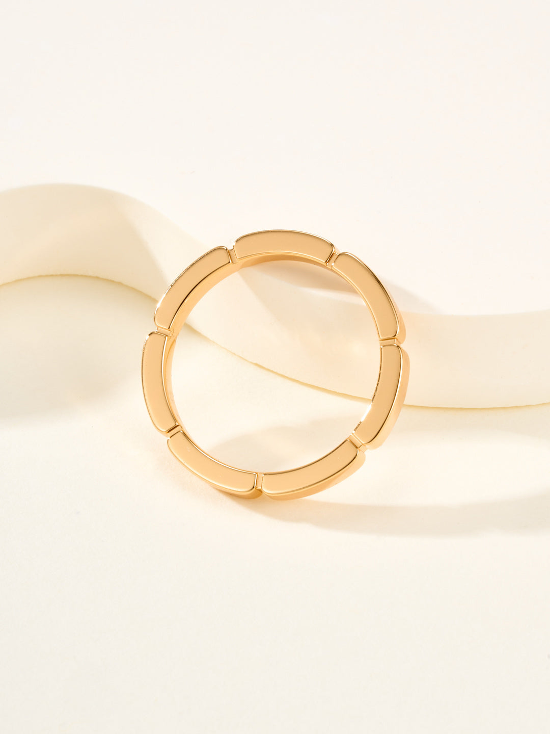 minimalist Ring for unisex couple - alternate angle view 5