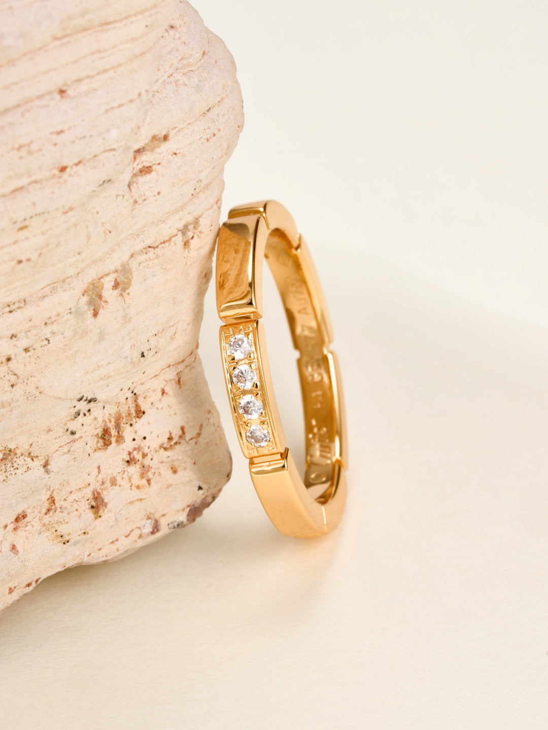 minimalist Ring for unisex couple - alternate angle view 6