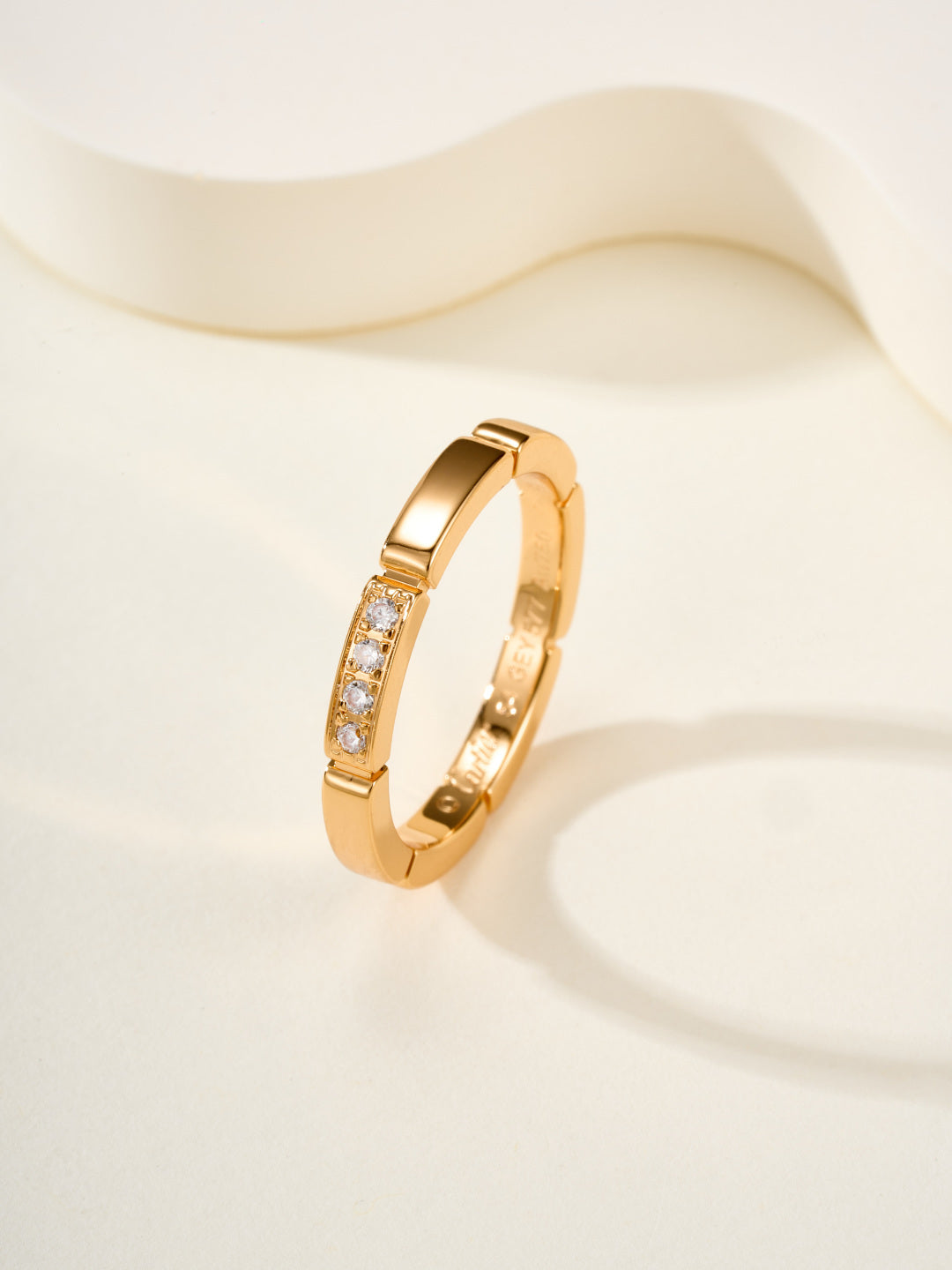 minimalist Ring for unisex couple - alternate angle view 8