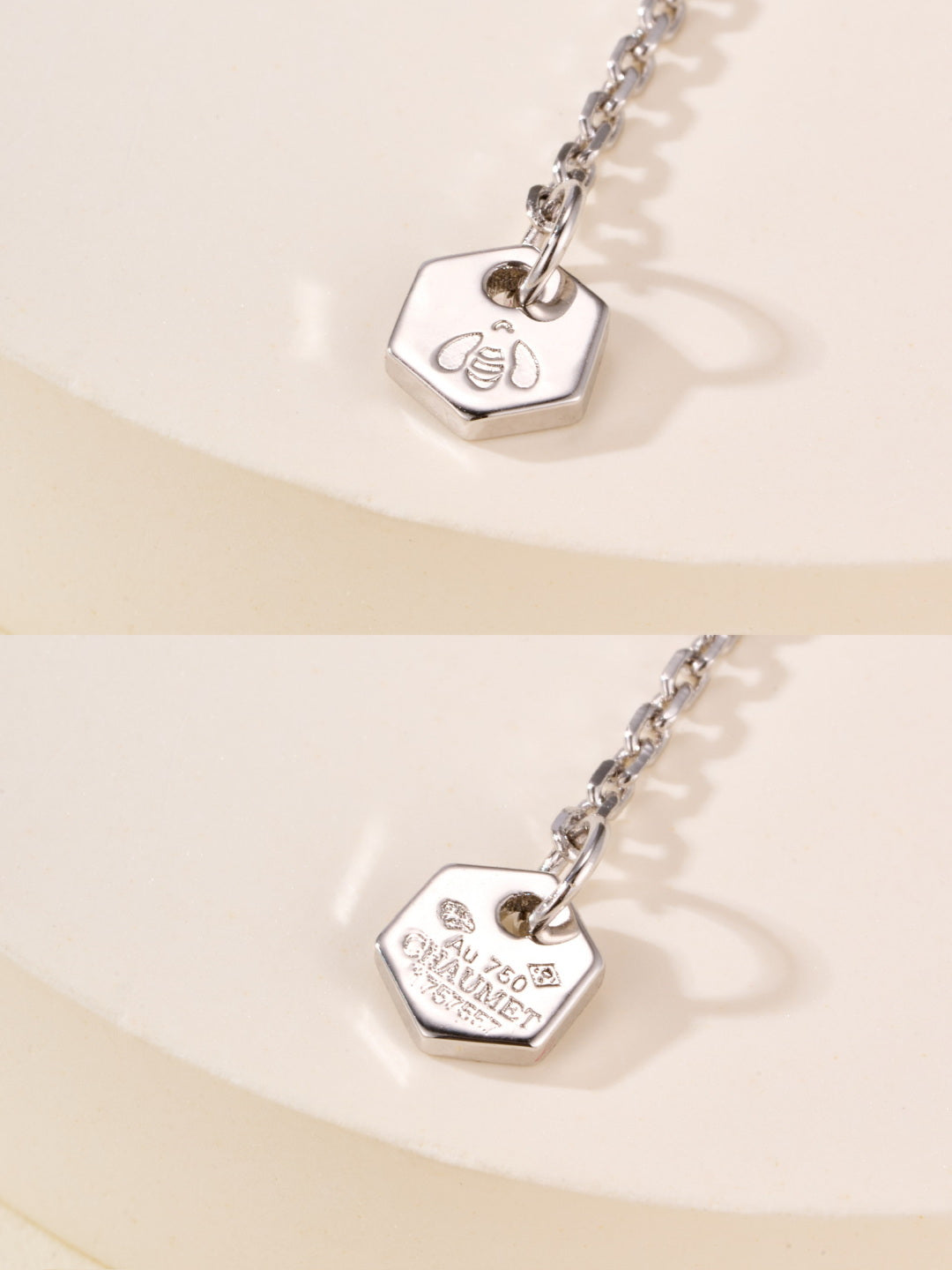 white stone elegant Necklace for women - alternate angle view 8