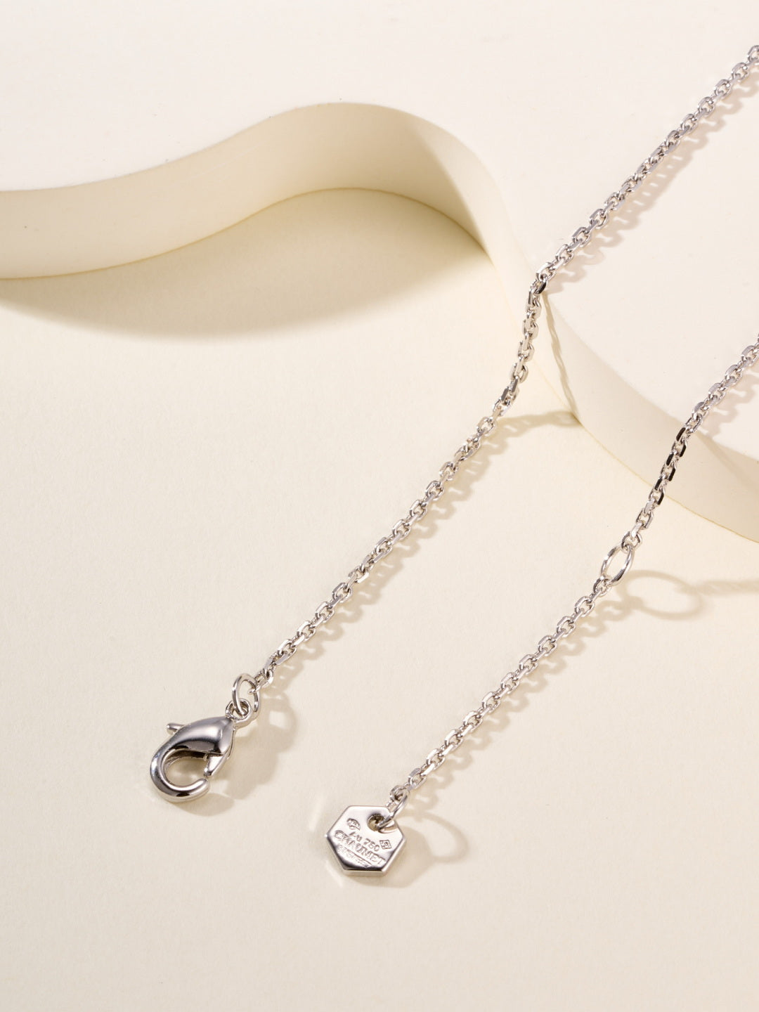white stone elegant Necklace for women - alternate angle view 9