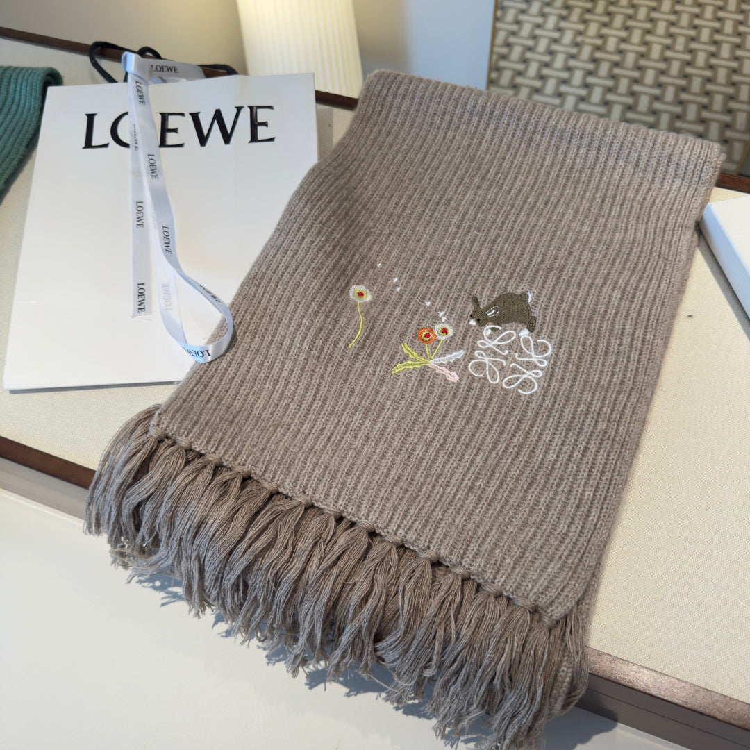 velvet floral Scarf for women - alternate angle view 6