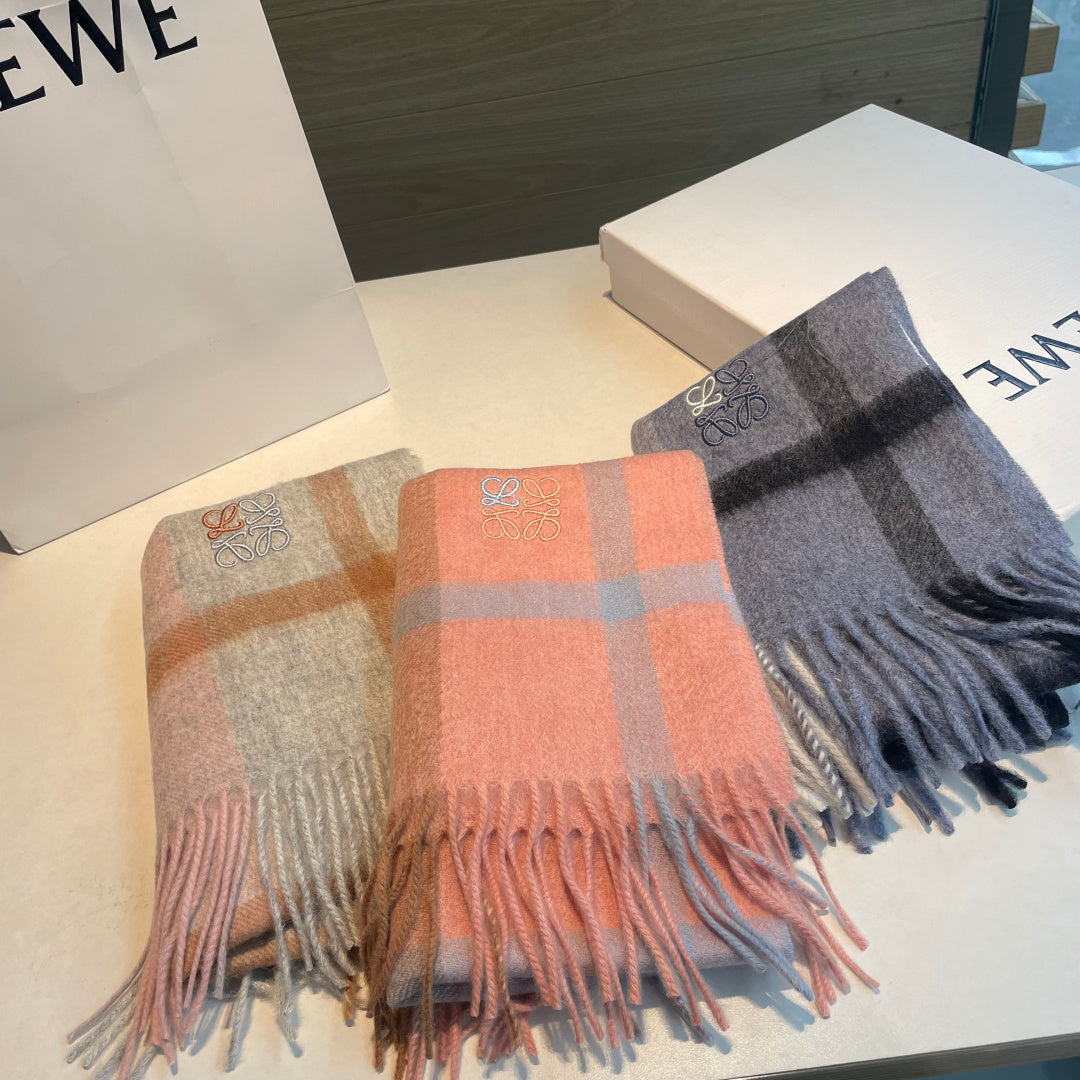 velvet elegant Scarf for unisex couple - alternate angle view 2