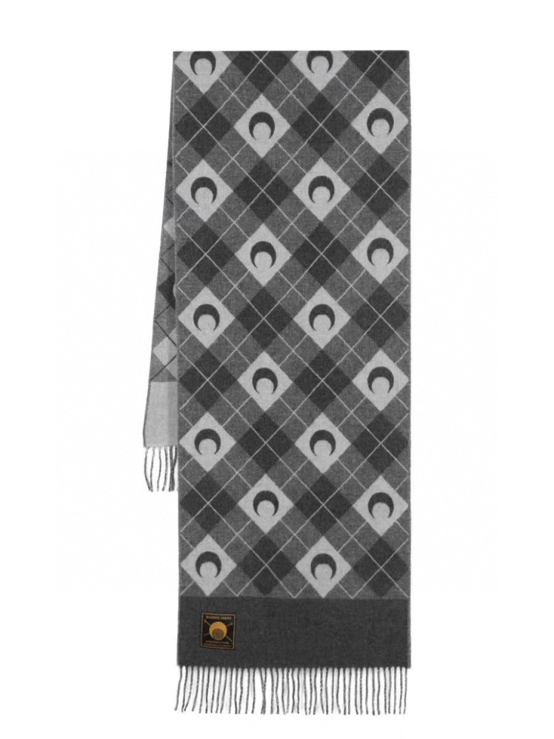 clear velvet floral Scarf for women - alternate angle view 2