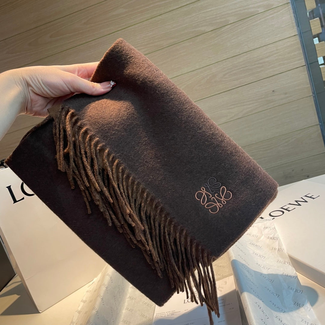 velvet elegant Scarf for unisex couple - alternate angle view 2