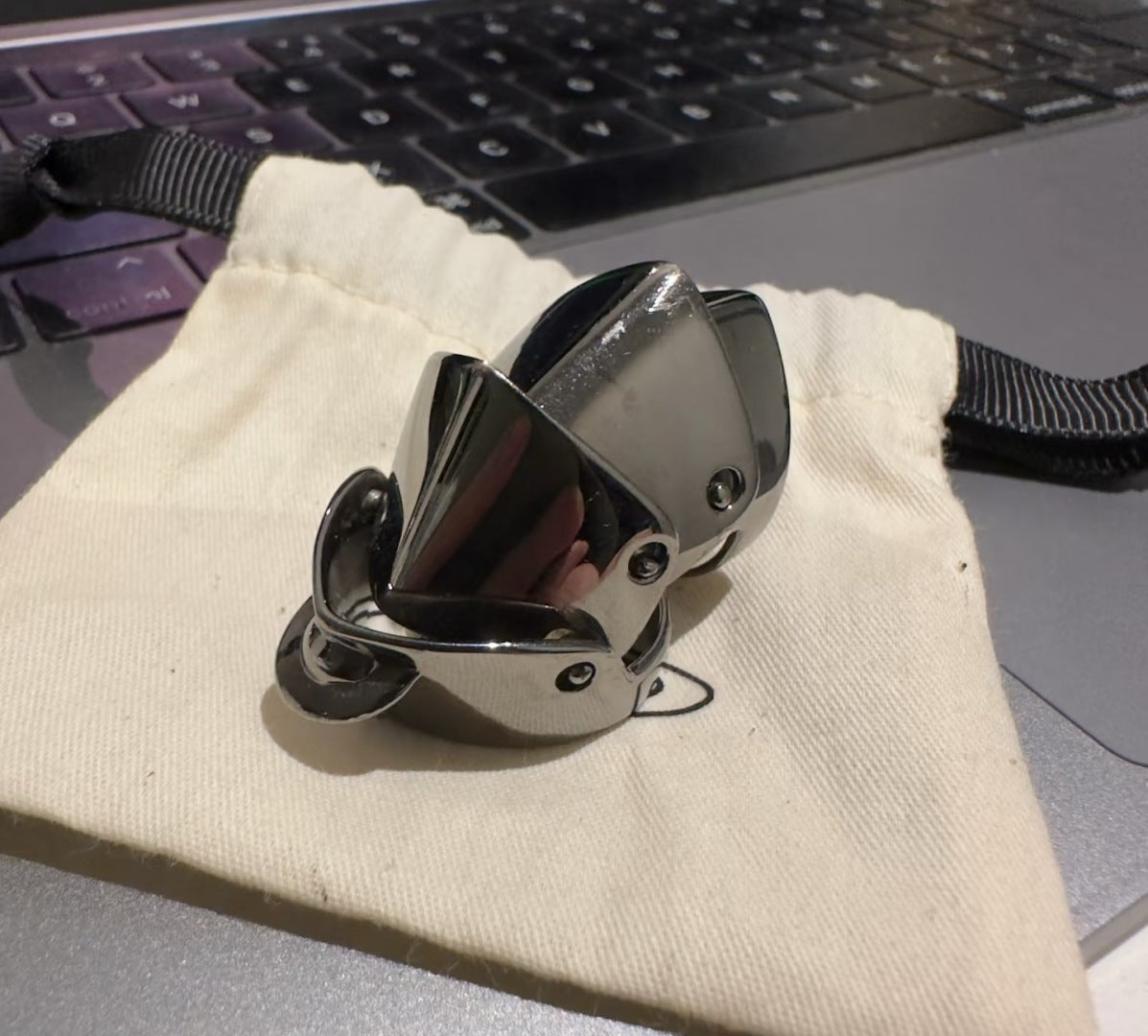 minimalist fashion accessory for women - alternate angle view 4
