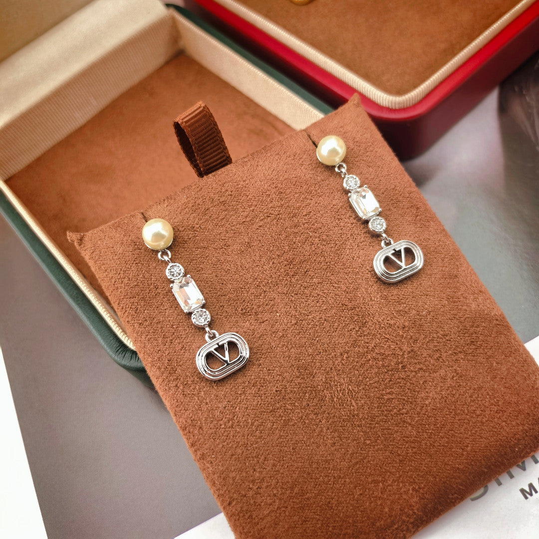 minimalist Stud Earrings for women - alternate angle view 7