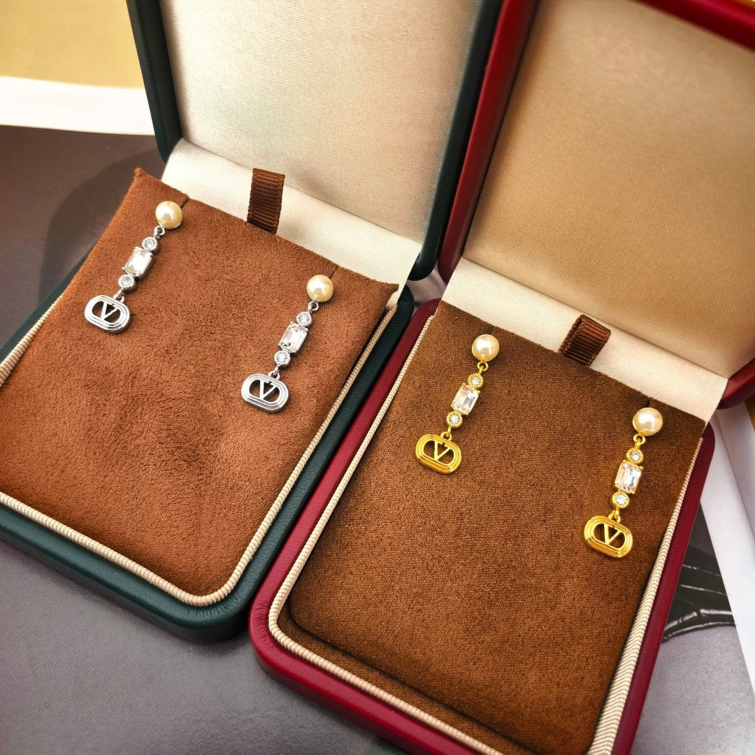 minimalist Stud Earrings for women - product detail view