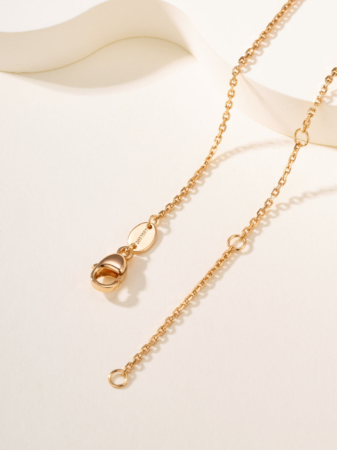 rose gold rose Necklace for women - alternate angle view 8
