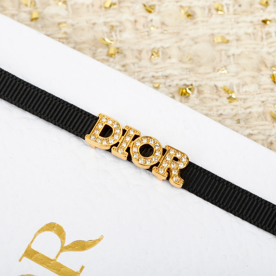 antique linen letter Necklace for women - alternate angle view 5