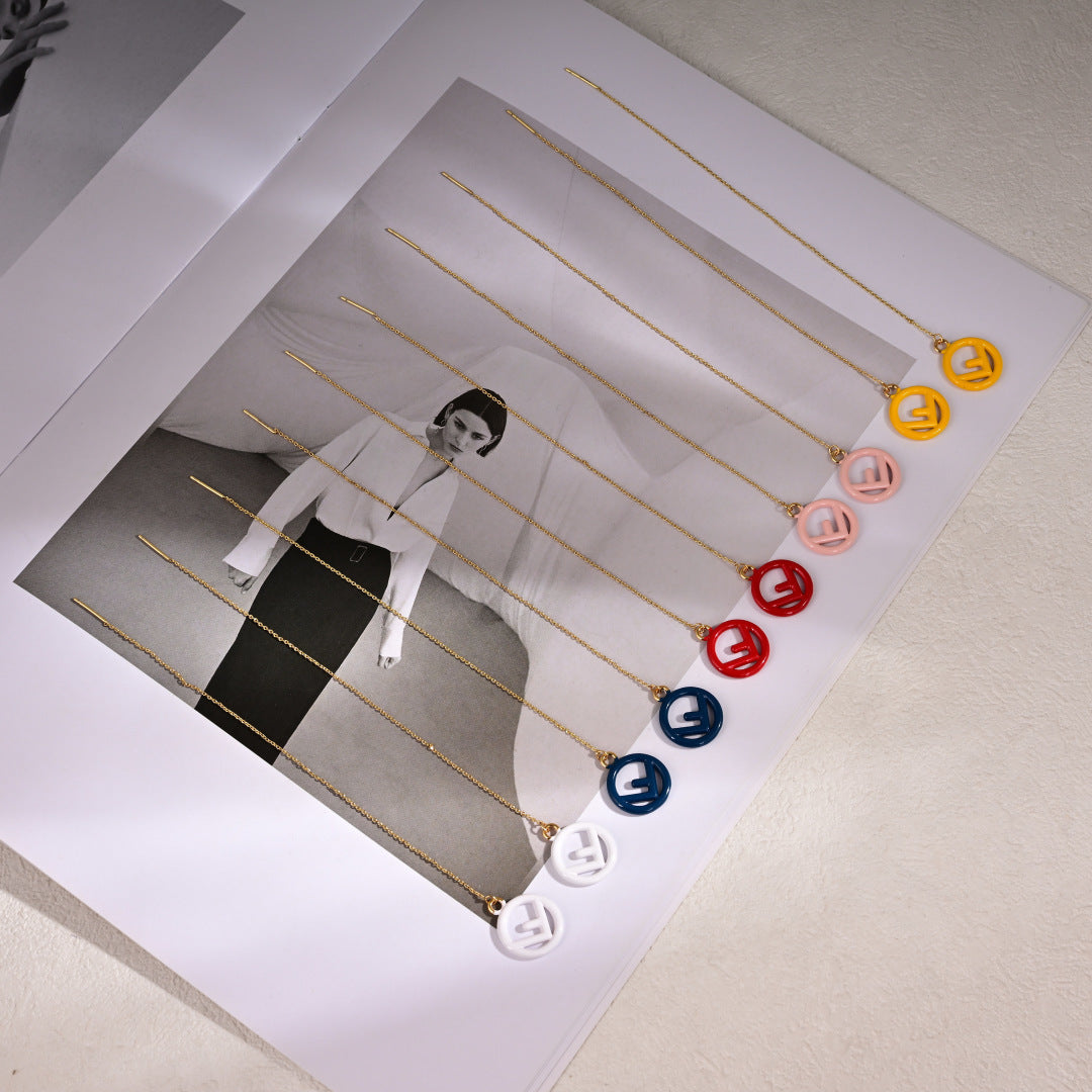 delicate Drop Earrings for kids - product detail view