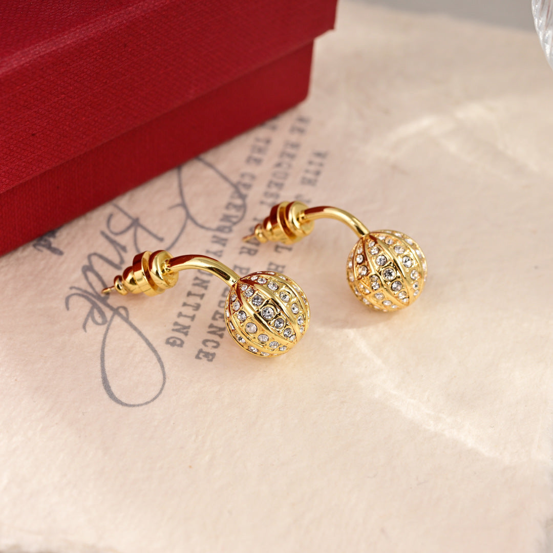 minimalist Drop Earrings for women - alternate angle view 7