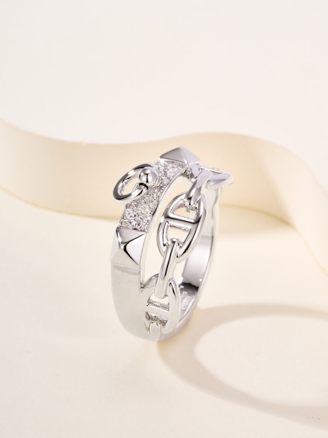 gold elegant Ring for women - alternate angle view 3