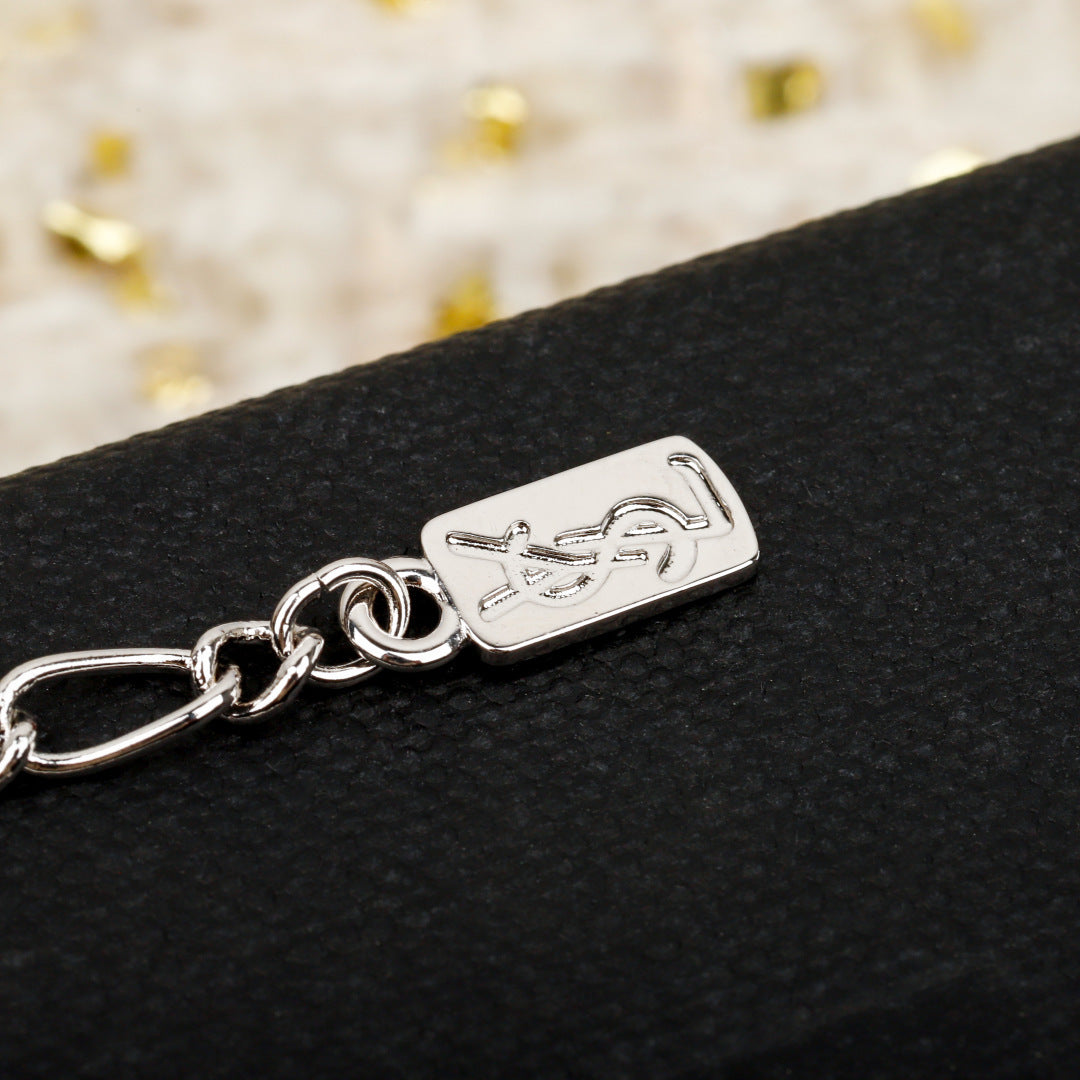 crystal letter Bracelet for women - alternate angle view 6