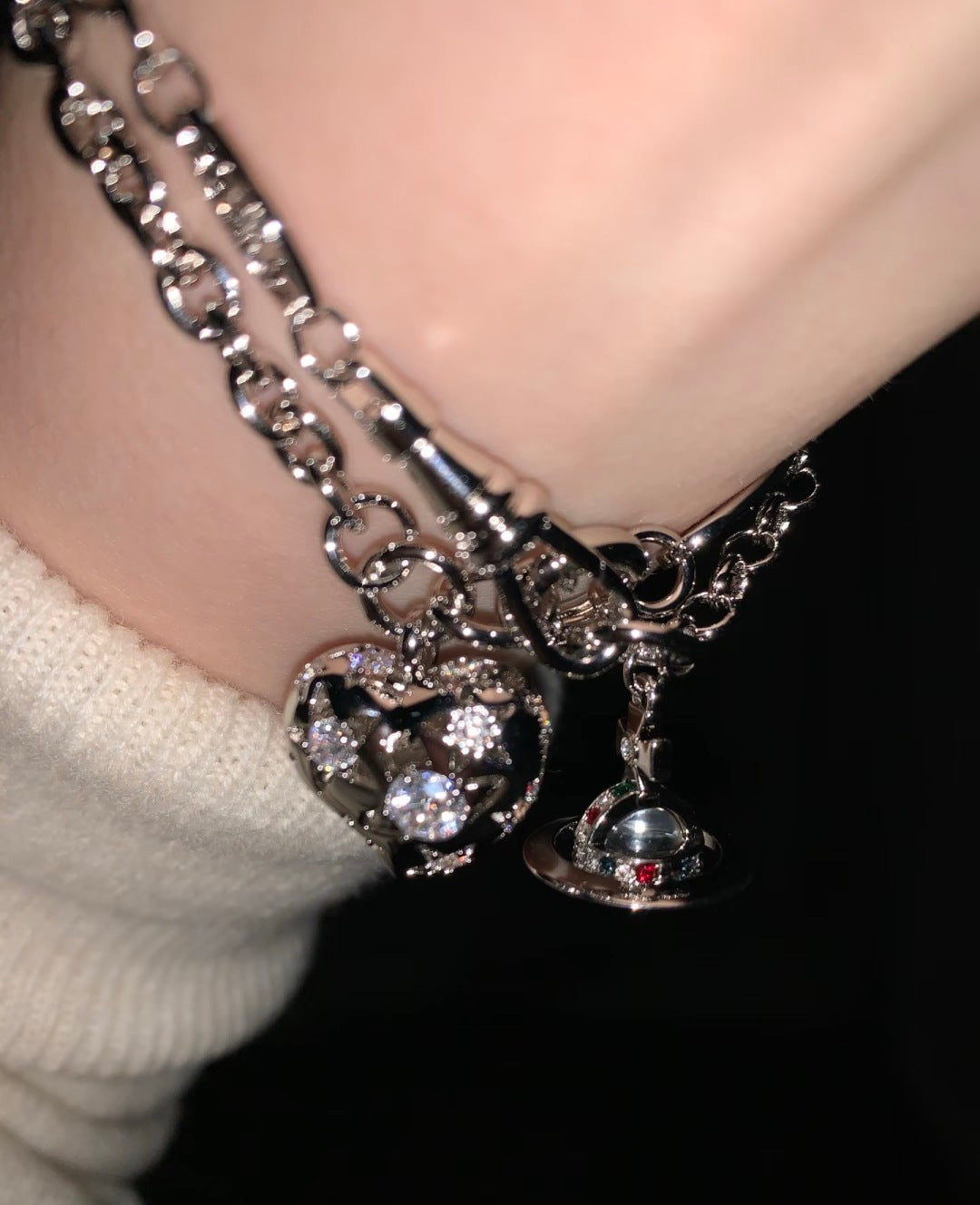 minimalist fashion accessory for women - alternate angle view 2