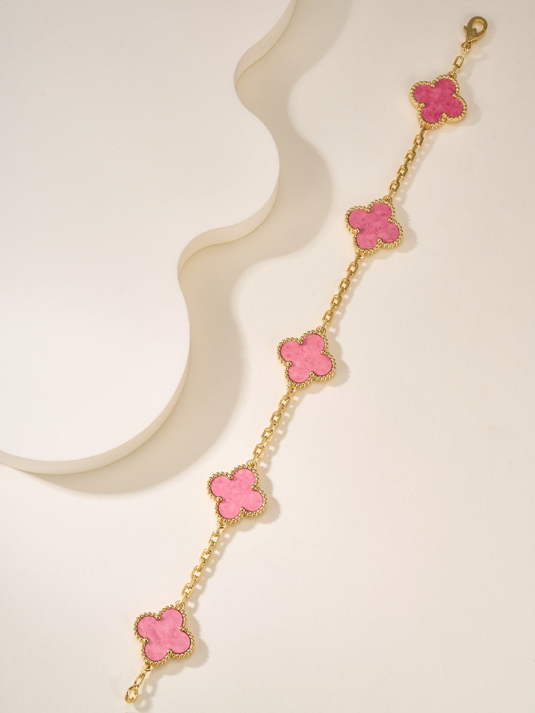 stone floral Bracelet for women - alternate angle view 6