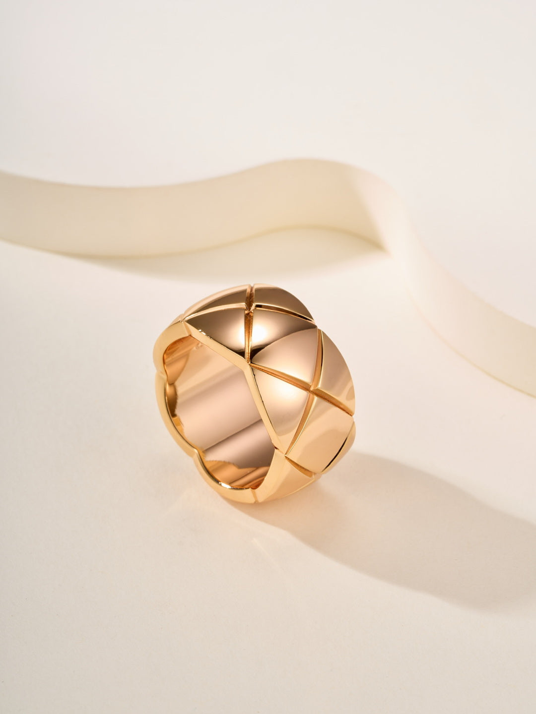 gold crystal crystal inlaid Ring for women - alternate angle view 8