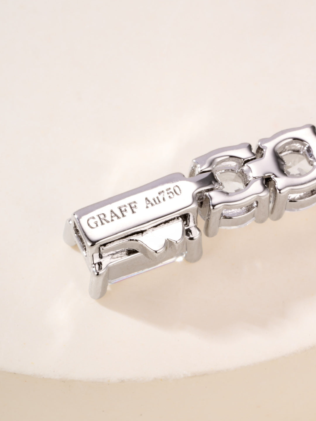 white gold crystal butterfly Bracelet for women - alternate angle view 8