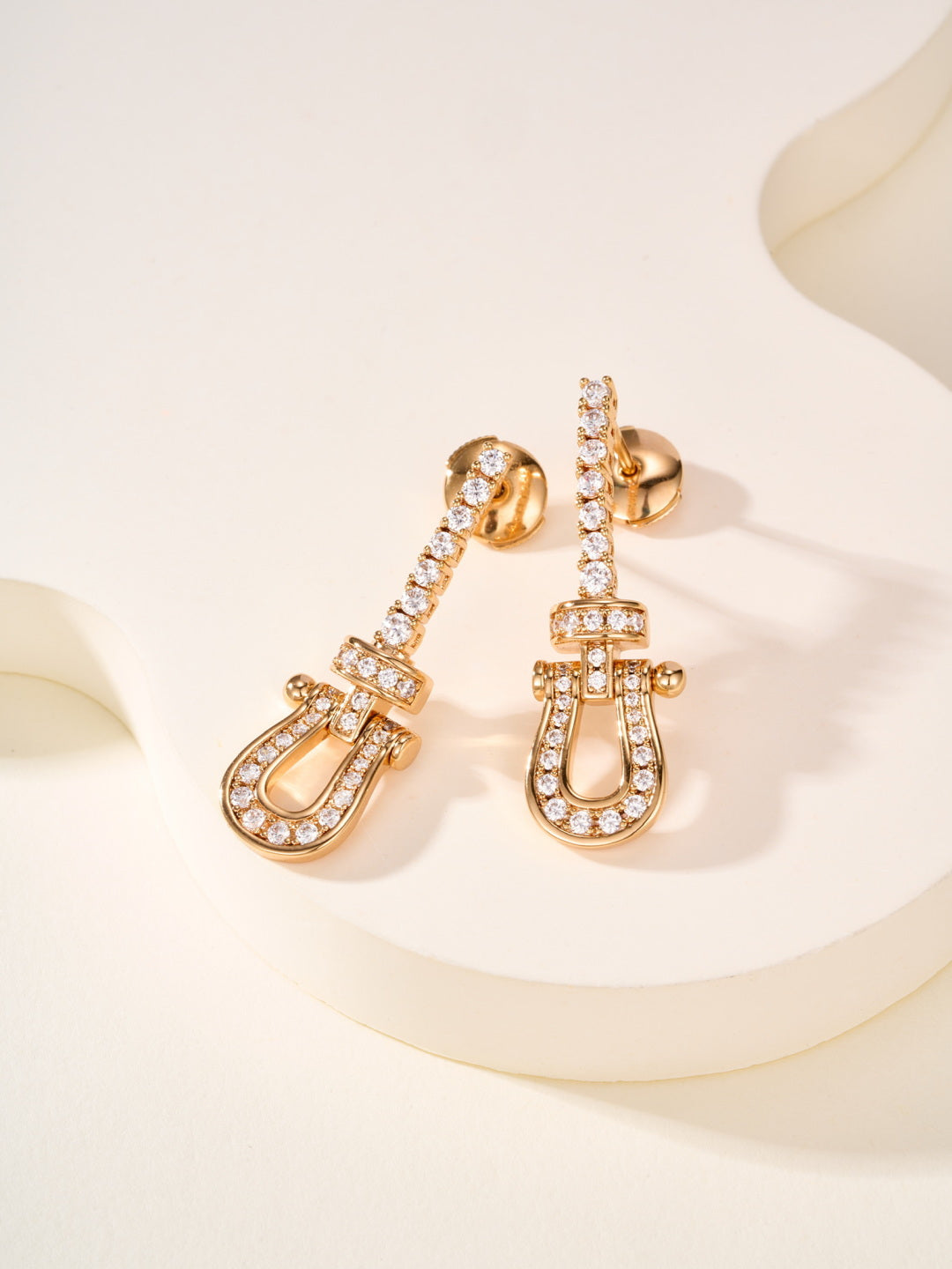 crystal tassel Drop Earrings for women - alternate angle view 6