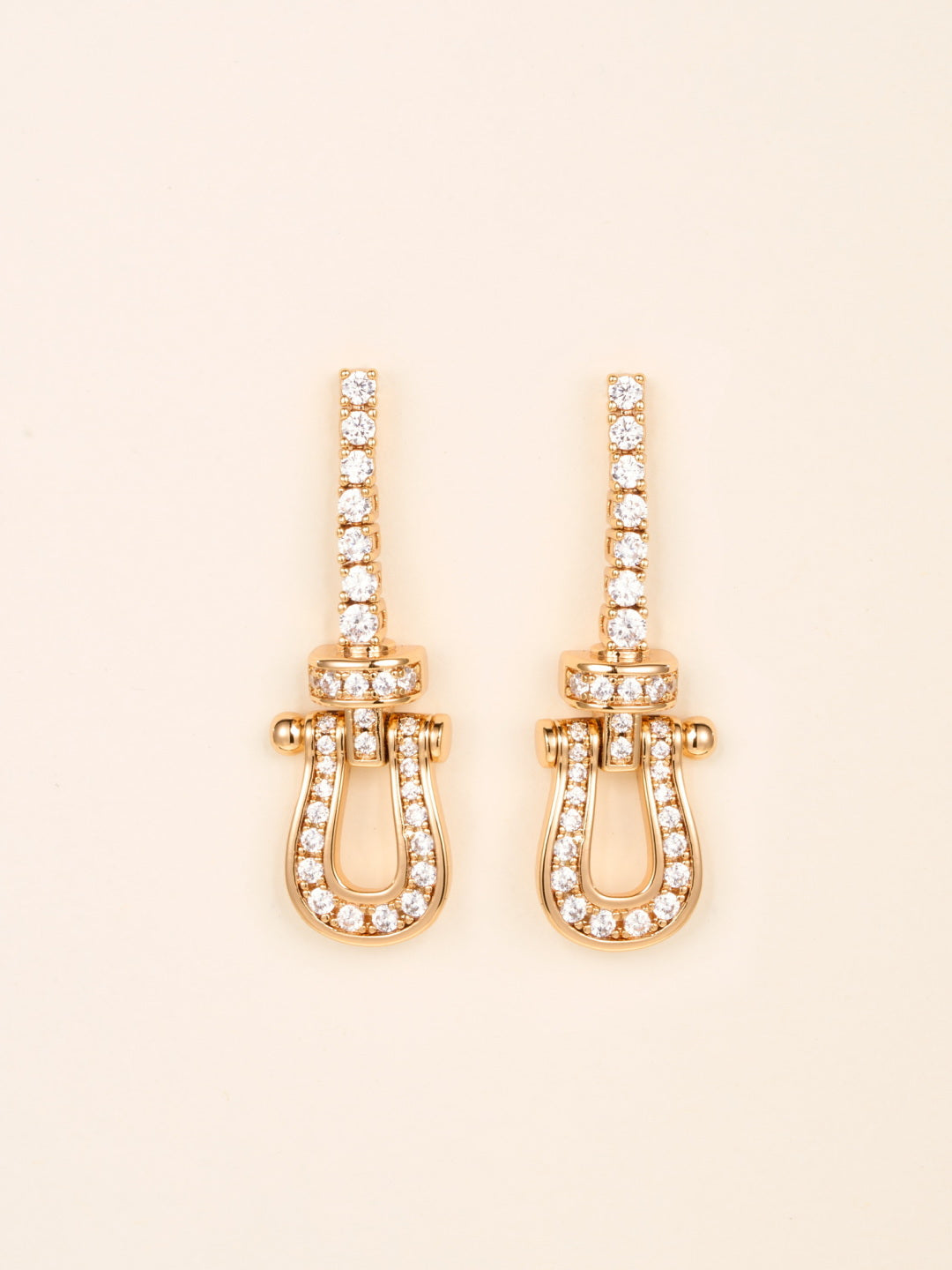crystal tassel Drop Earrings for women - alternate angle view 2
