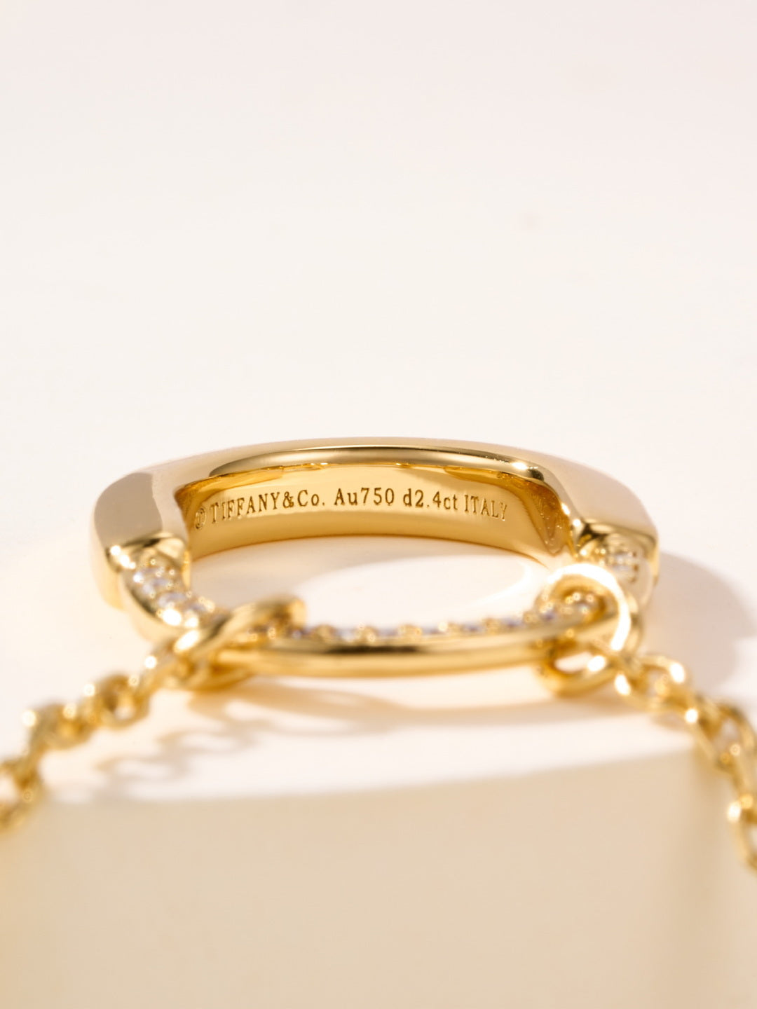 two-tone crystal crystal inlaid Bangle for women - alternate angle view 10