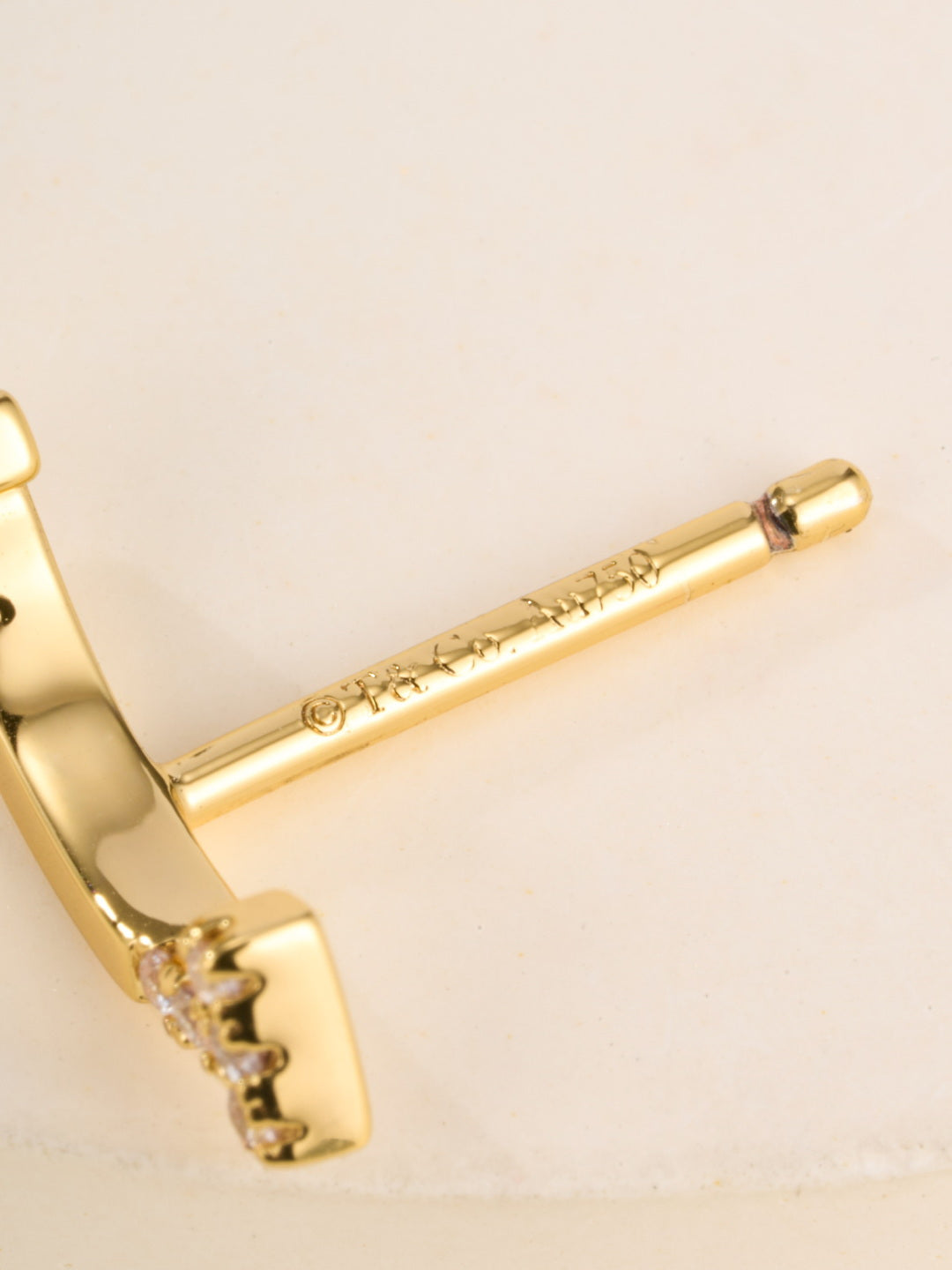 crystal inlaid Stud Earrings for women - alternate angle view 12