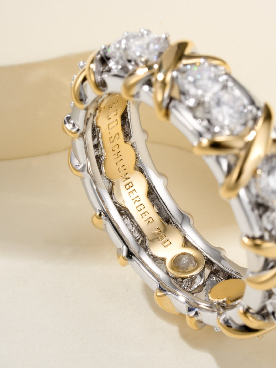 gold crystal Ring for women - alternate angle view 10