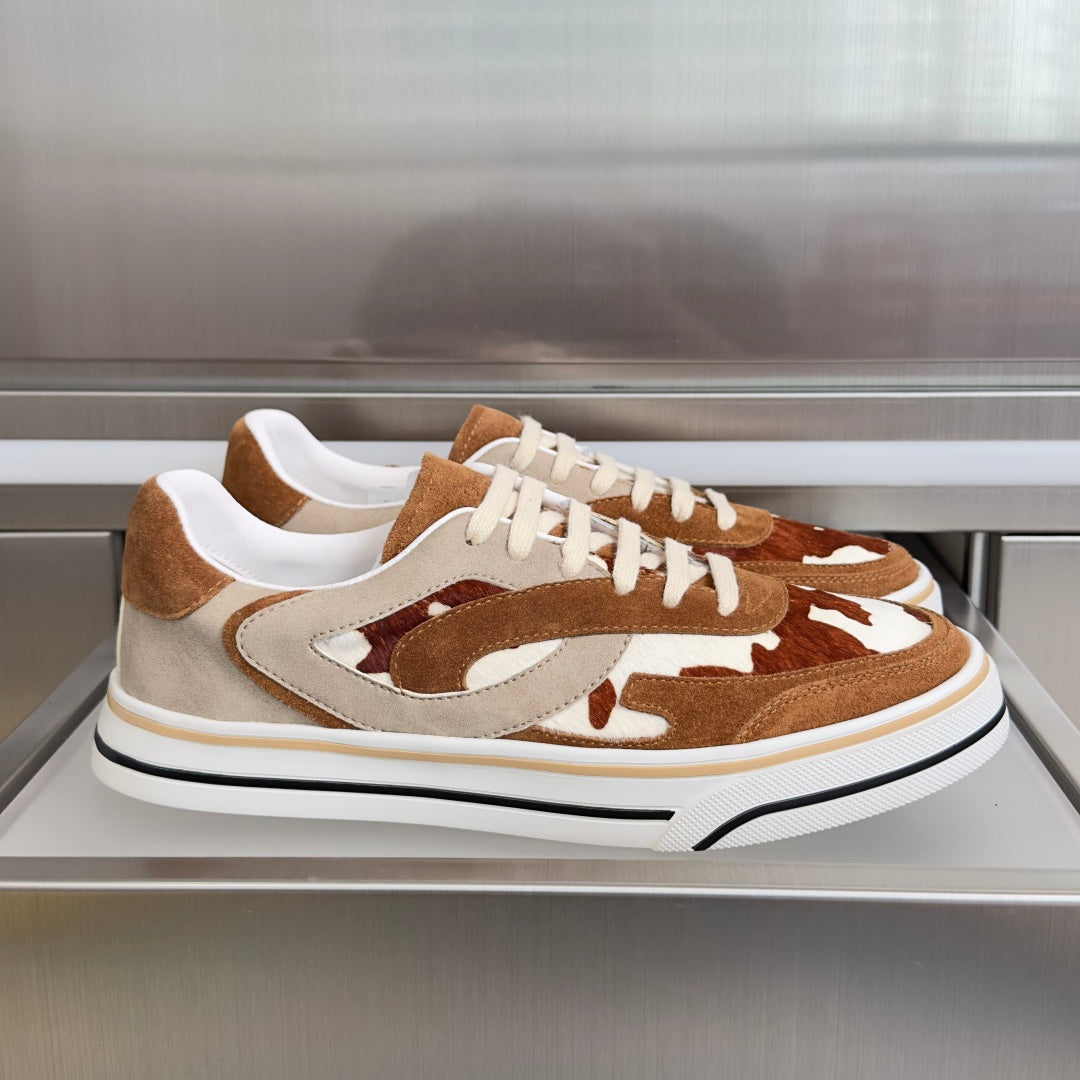 Dolce & Gabbana DG Sailing Casual Sneakers with Leather & Mesh Upper