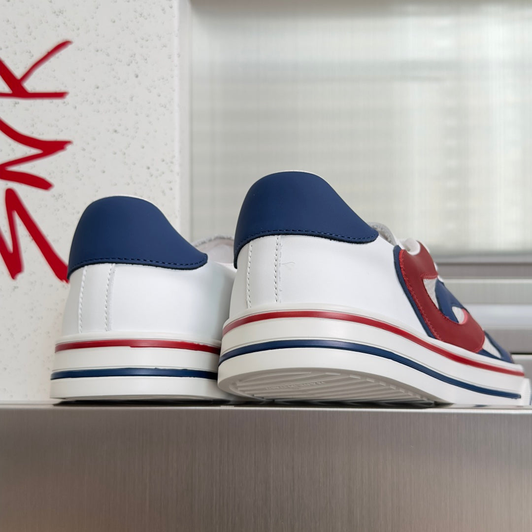 Dolce & Gabbana DG Sailing Casual Sneakers with Leather & Mesh Upper