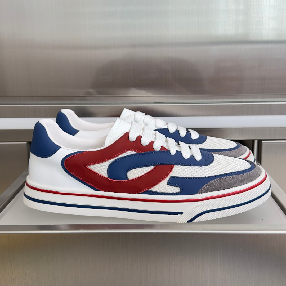 Dolce & Gabbana DG Sailing Casual Sneakers with Leather & Mesh Upper