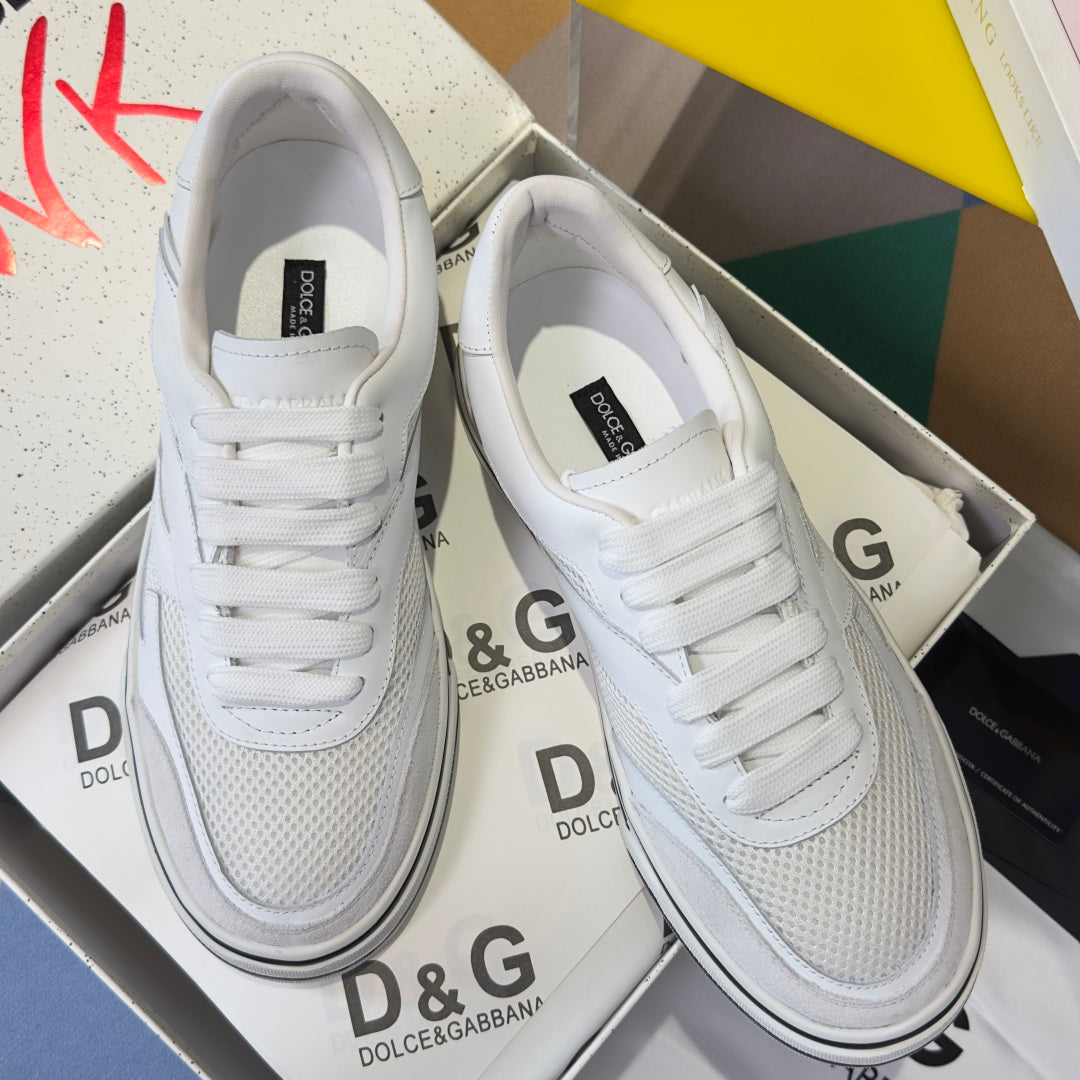 Dolce & Gabbana DG Sailing Casual Sneakers with Leather & Mesh Upper