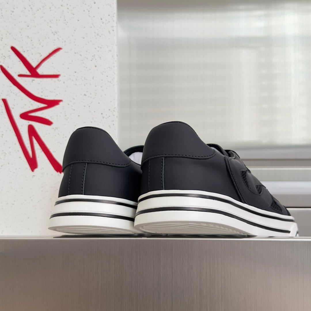 Dolce & Gabbana DG Sailing Casual Sneakers with Leather & Mesh Upper