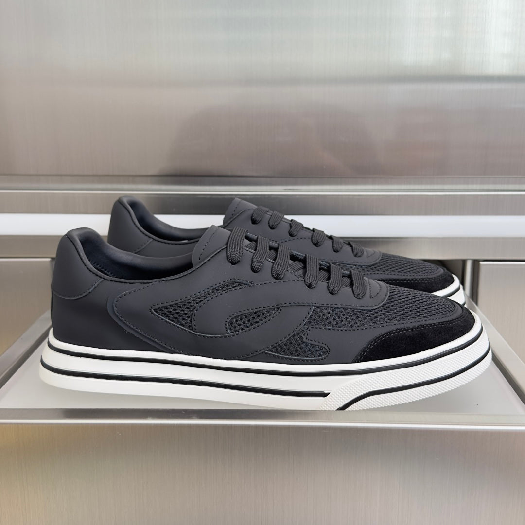 Dolce & Gabbana DG Sailing Casual Sneakers with Leather & Mesh Upper