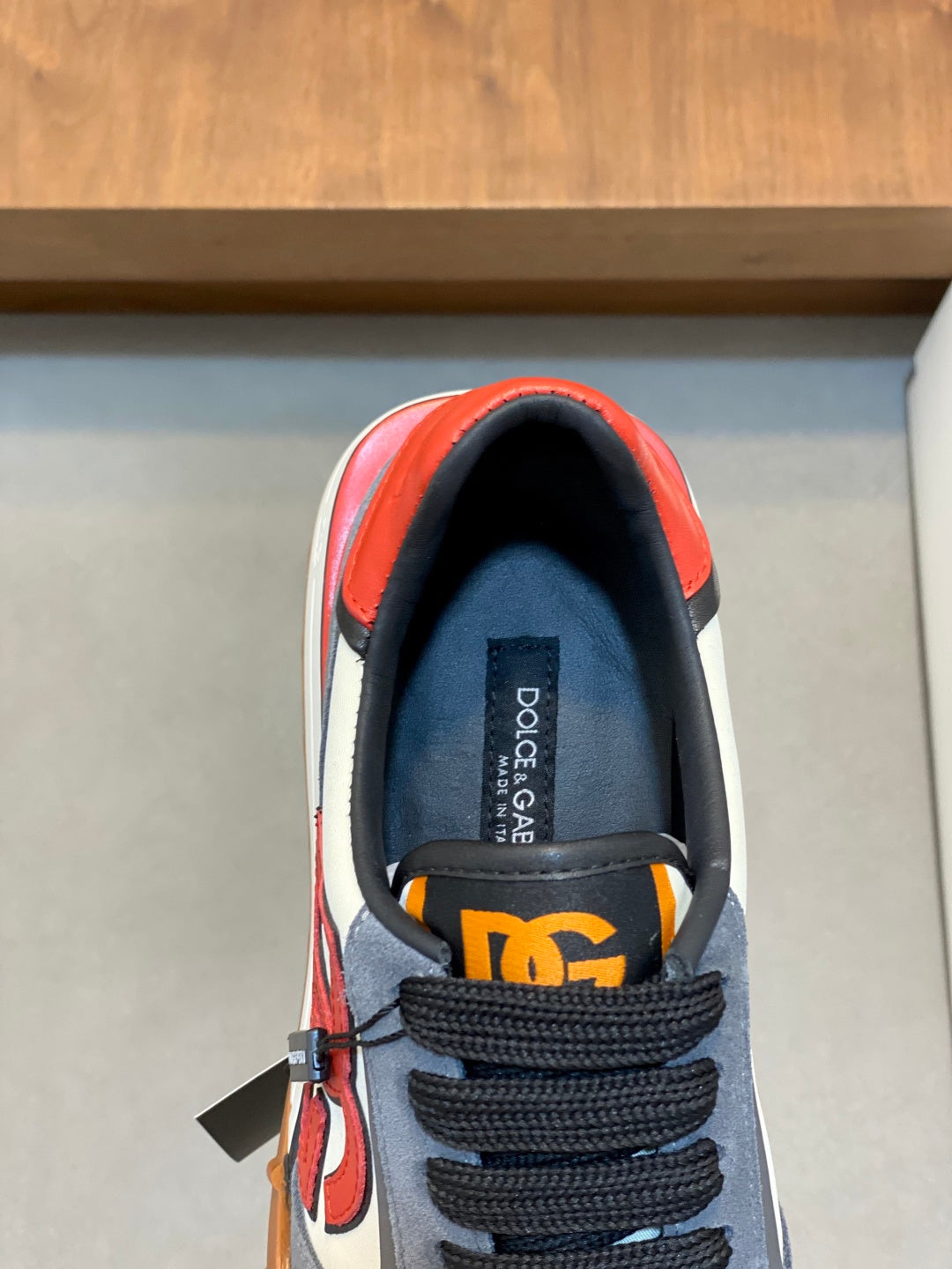 Dolce & Gabbana DG Premium Men's Mixed-Material Casual Sneakers