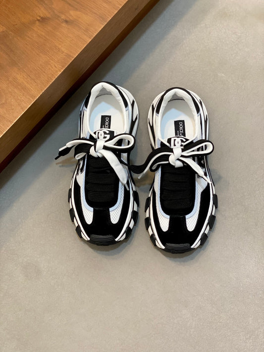 Dolce & Gabbana DG Cushion Mixed-Material Casual Sneakers