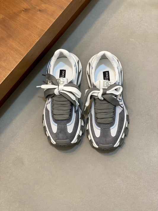 Dolce & Gabbana DG Cushion Mixed-Material Casual Sneakers