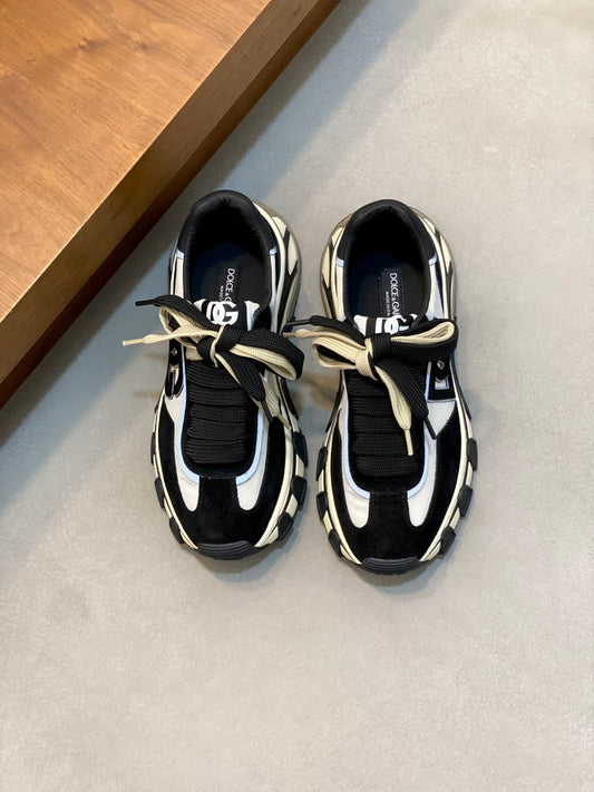 Dolce & Gabbana DG Cushion Mixed-Material Casual Sneakers