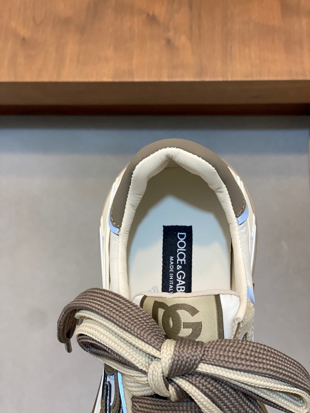Dolce & Gabbana DG Cushion Mixed-Material Casual Sneakers