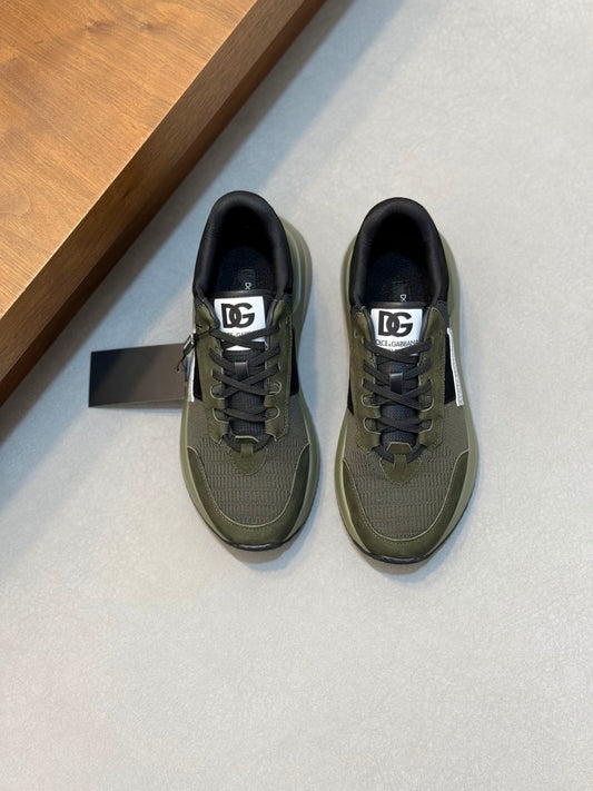 Dolce & Gabbana DG Premium Men's Mixed-Material Casual Sneakers