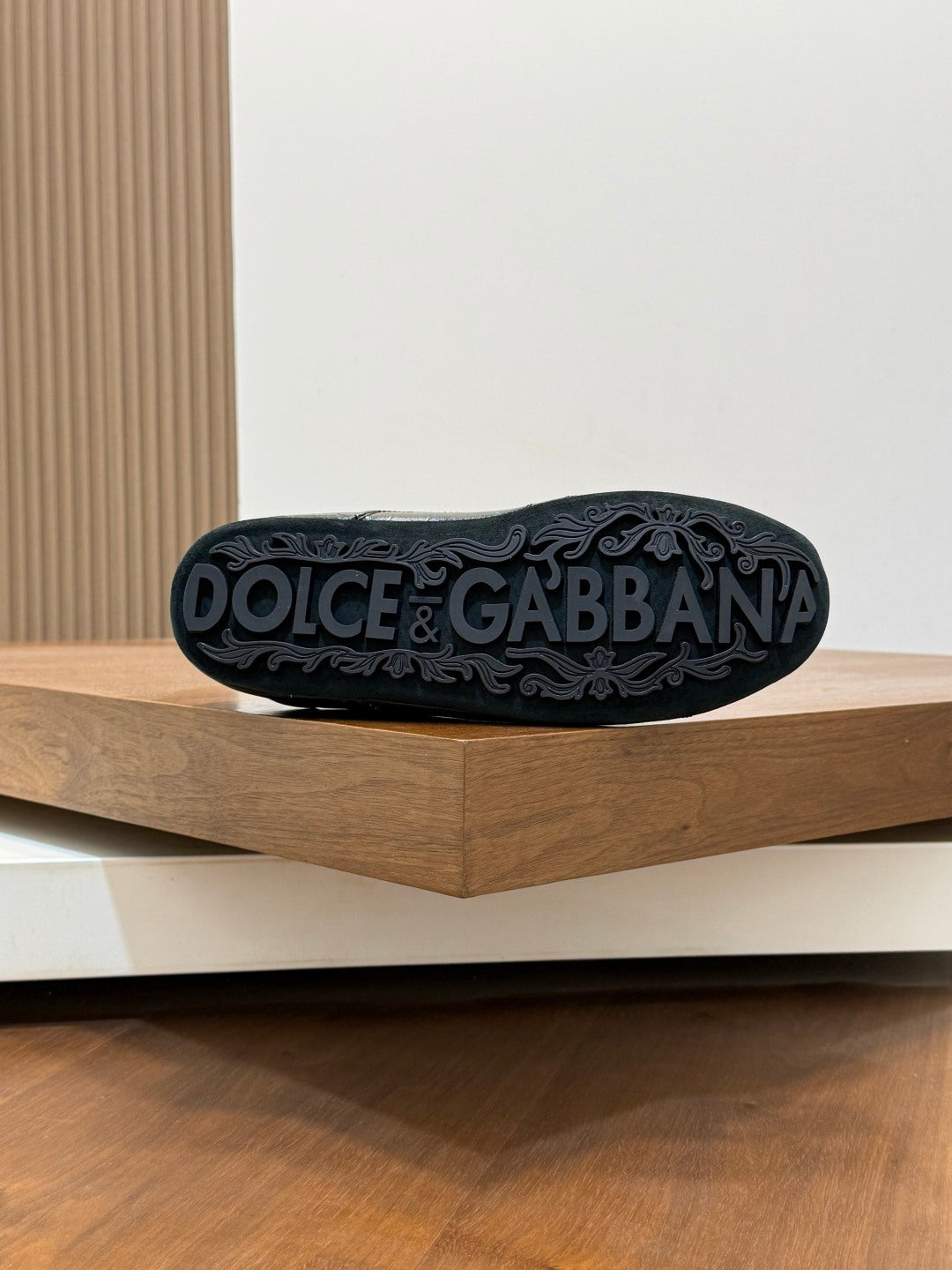 Dolce & Gabbana DG Men's Calfskin & Satin Casual Sneakers