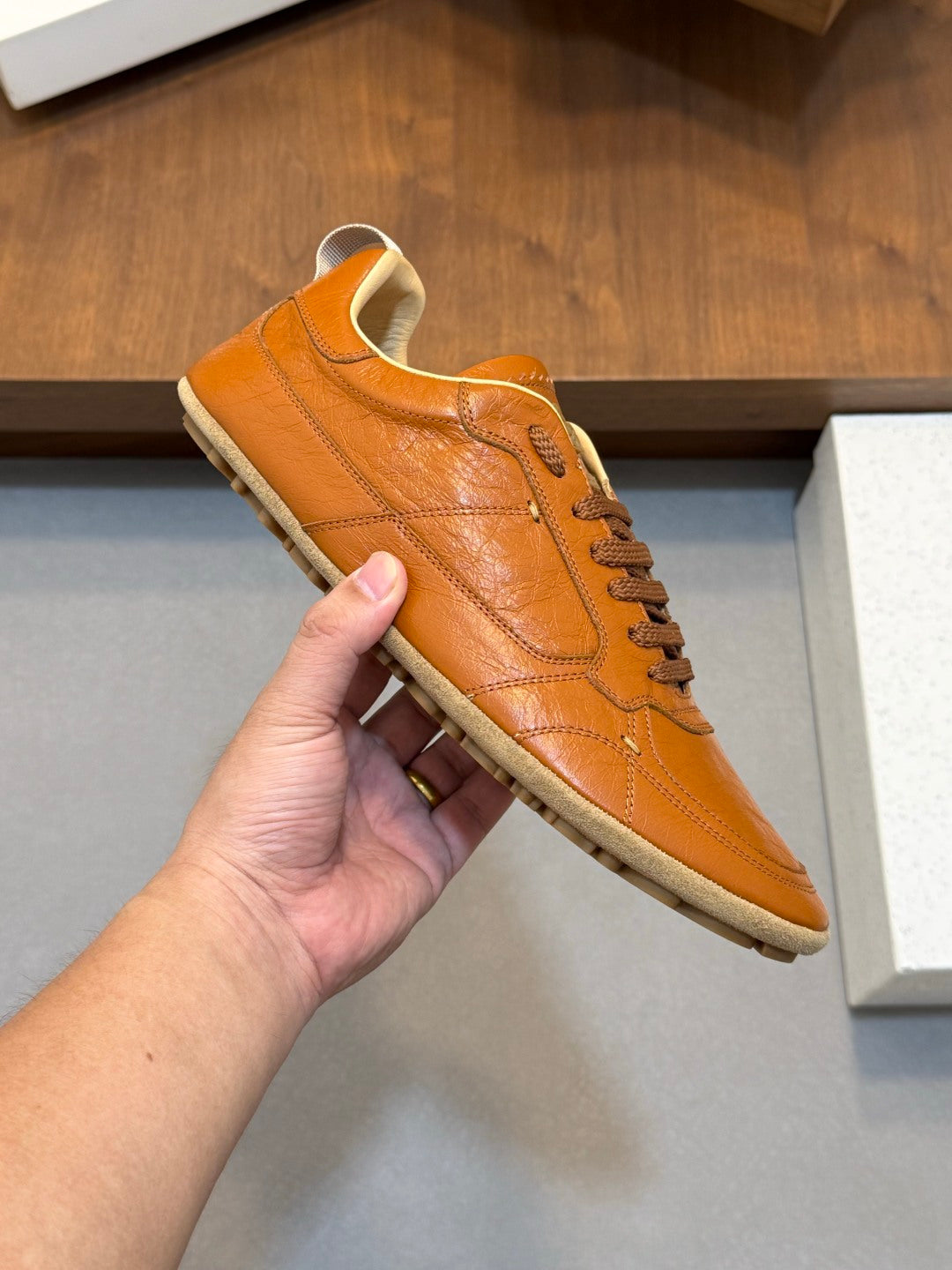 Dolce & Gabbana DG Men's Calfskin & Satin Casual Sneakers