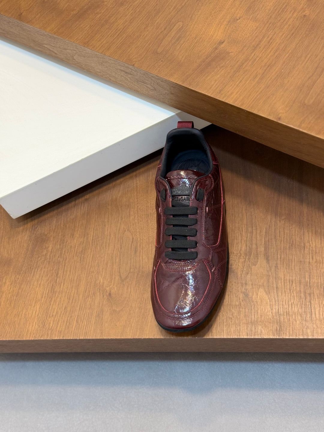 Dolce & Gabbana DG Men's Calfskin & Satin Casual Sneakers