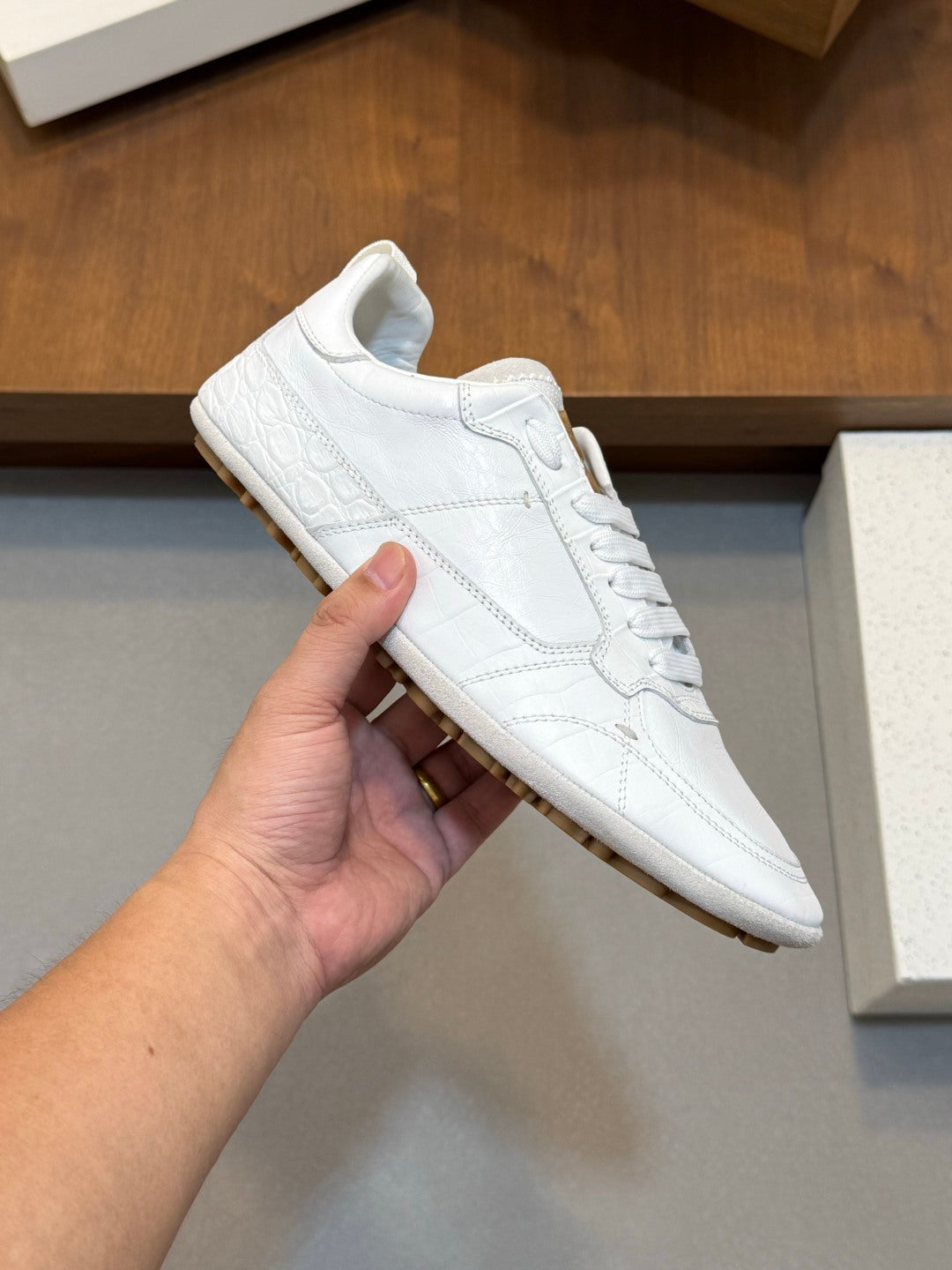 Dolce & Gabbana DG Men's Calfskin & Satin Casual Sneakers