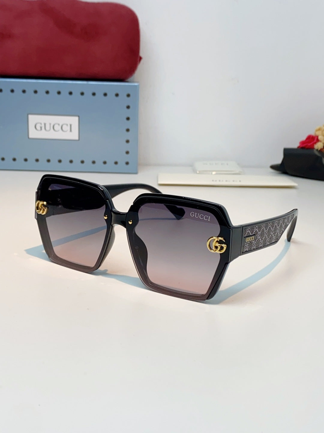gold floral fashion accessory for women - alternate angle view 2
