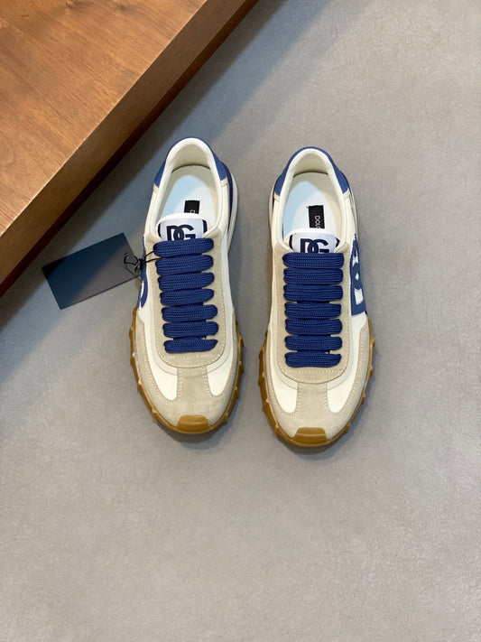 Dolce & Gabbana DG Premium Men's Mixed-Material Casual Sneakers