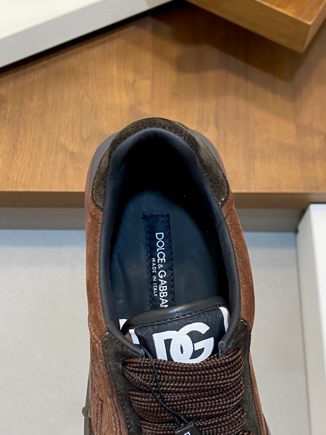 Dolce & Gabbana DG Premium Men's Mixed-Material Casual Sneakers