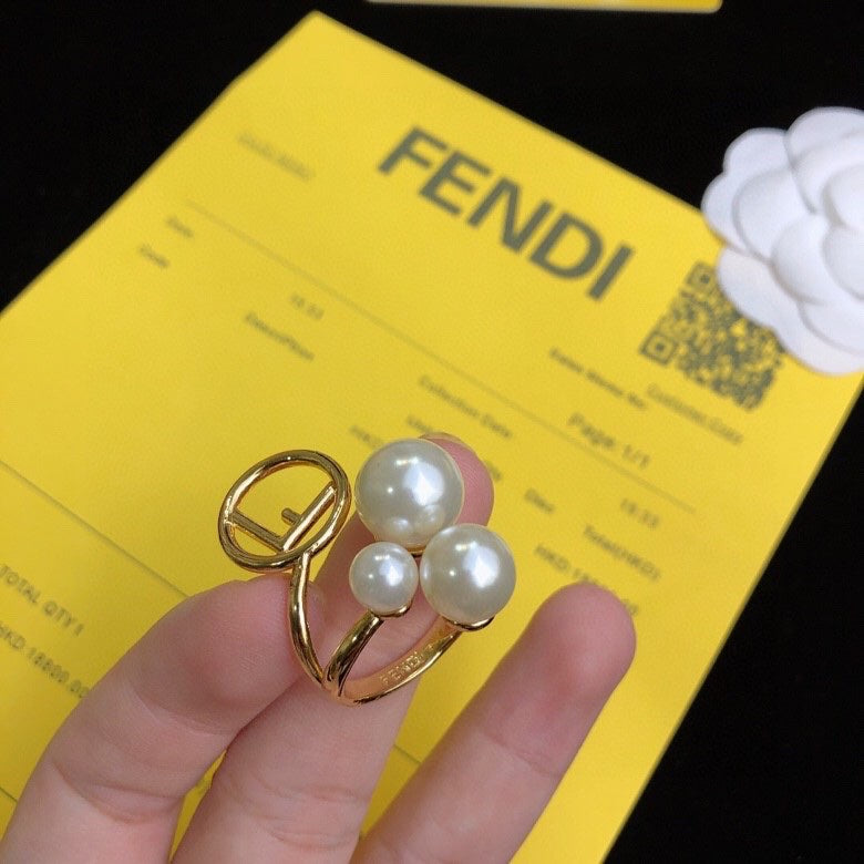 yellow brass heart Ring for women - alternate angle view 5